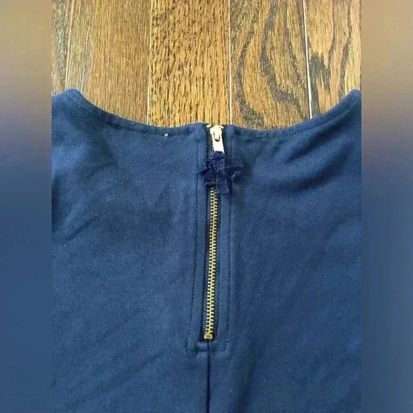 Vineyard Vines Girls M (10-12) Deep Navy Blue Long-Sleeve Tunic Dress - VGUC! - Picture 6 of 11